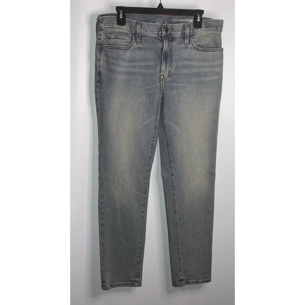 Outerknown Jeans Men's Size 33 x 30 SEA Jean OK Med Lt Wash Blue Faded Shade F